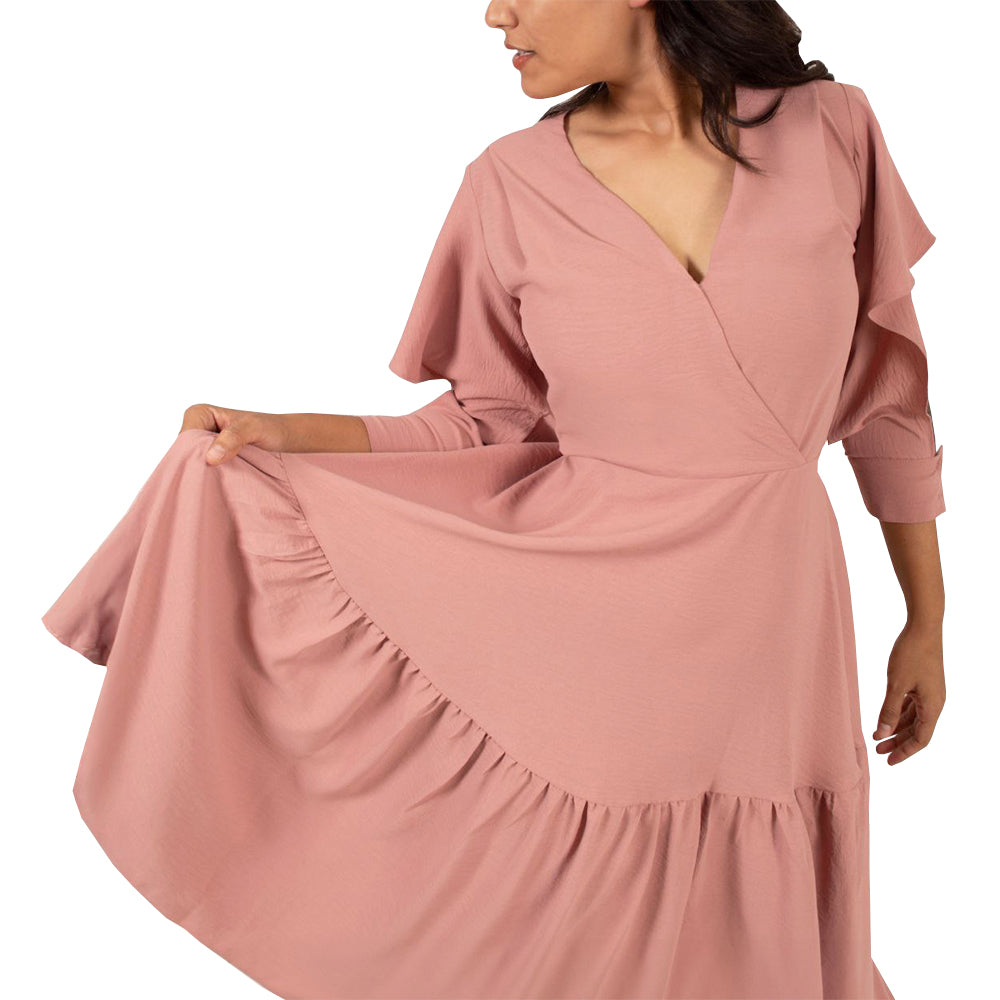 Vestido Rosa Albranne Mex