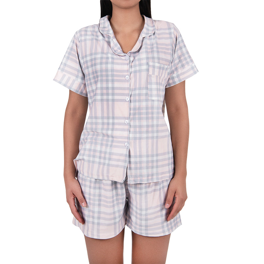 Pijama Short Gris