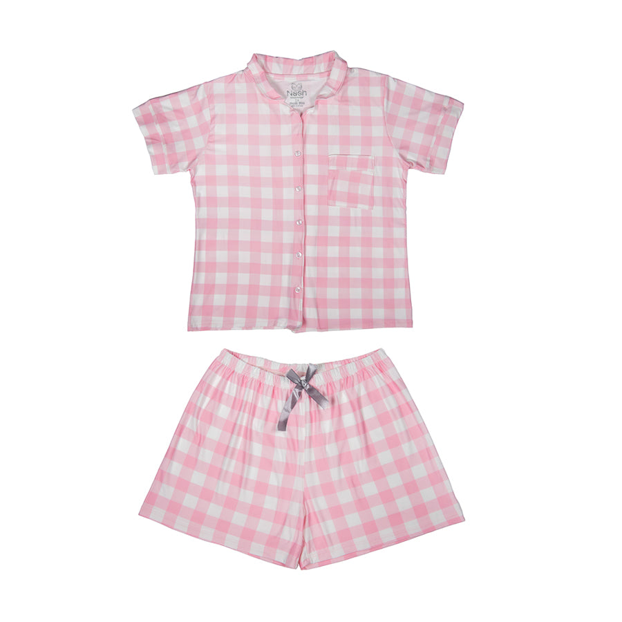 Pijama Short Rosa