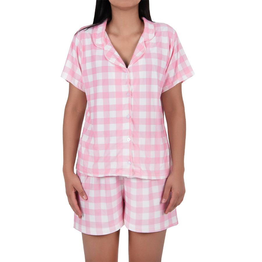 Pijama Short Rosa