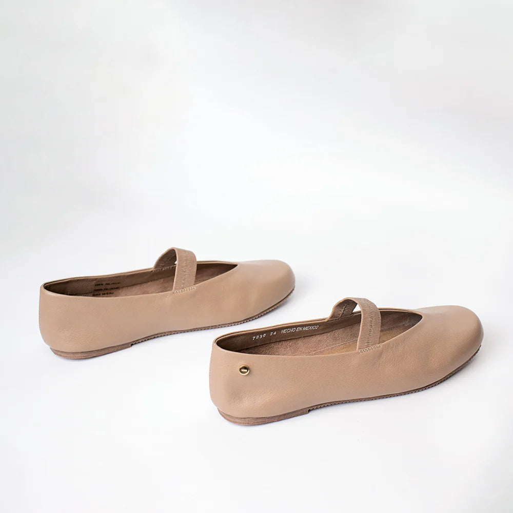Ballerina Harlow Marrón Crema