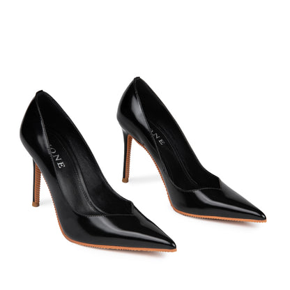 Zapatilla Tacón Alto Sue Negro