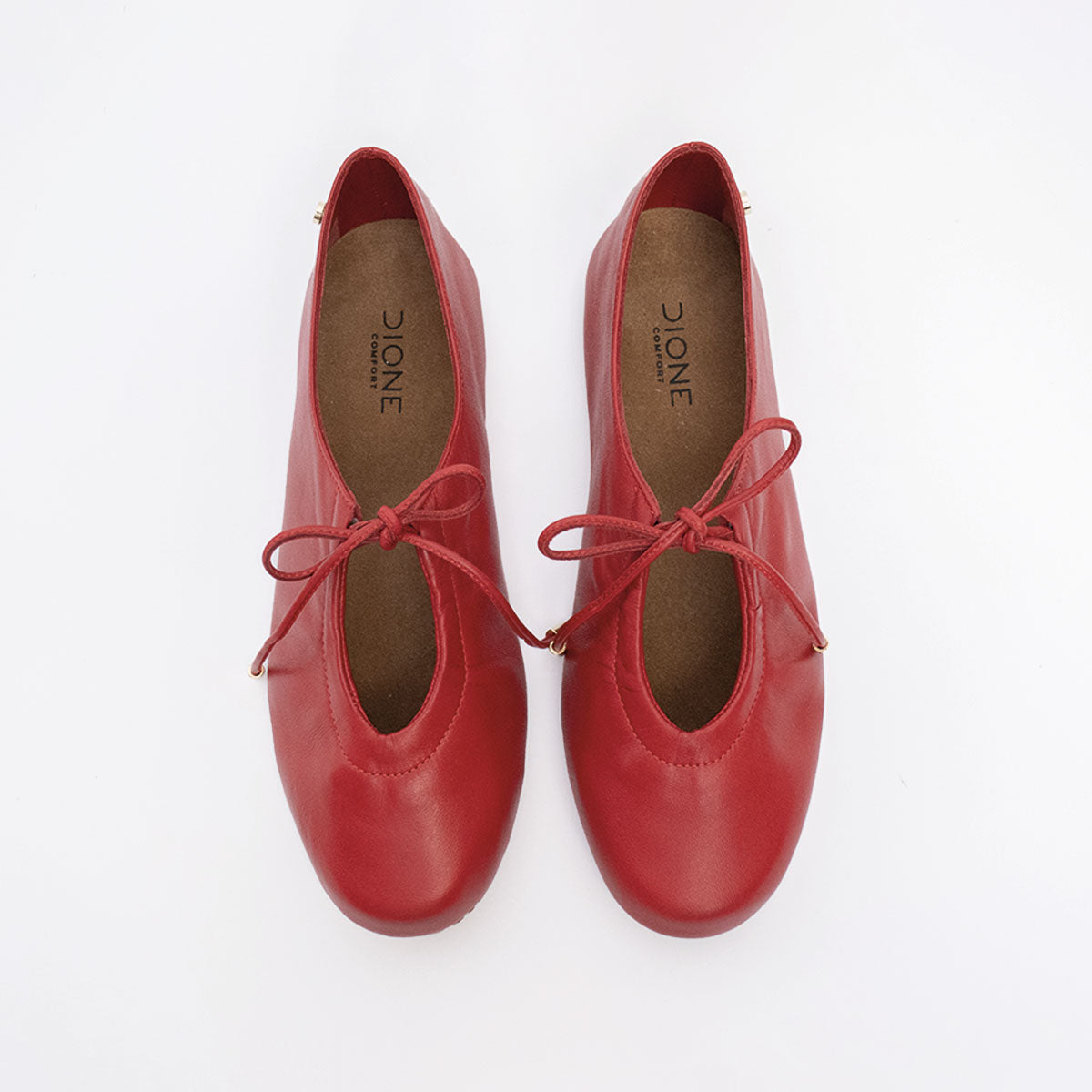 zapato-ballerina-piel-mujer-dione-di8030-rojo